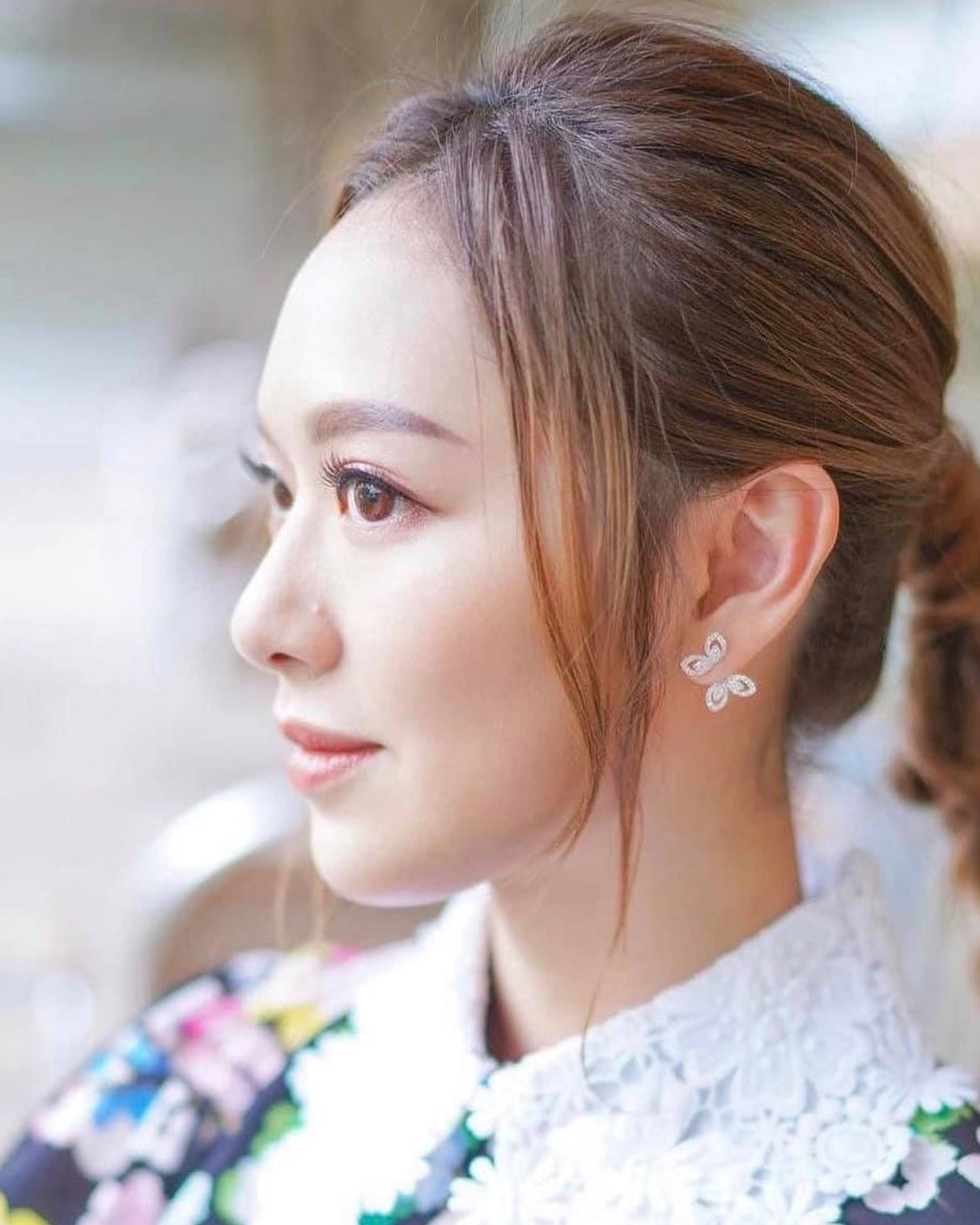 Two-Way Butterfly Earrings