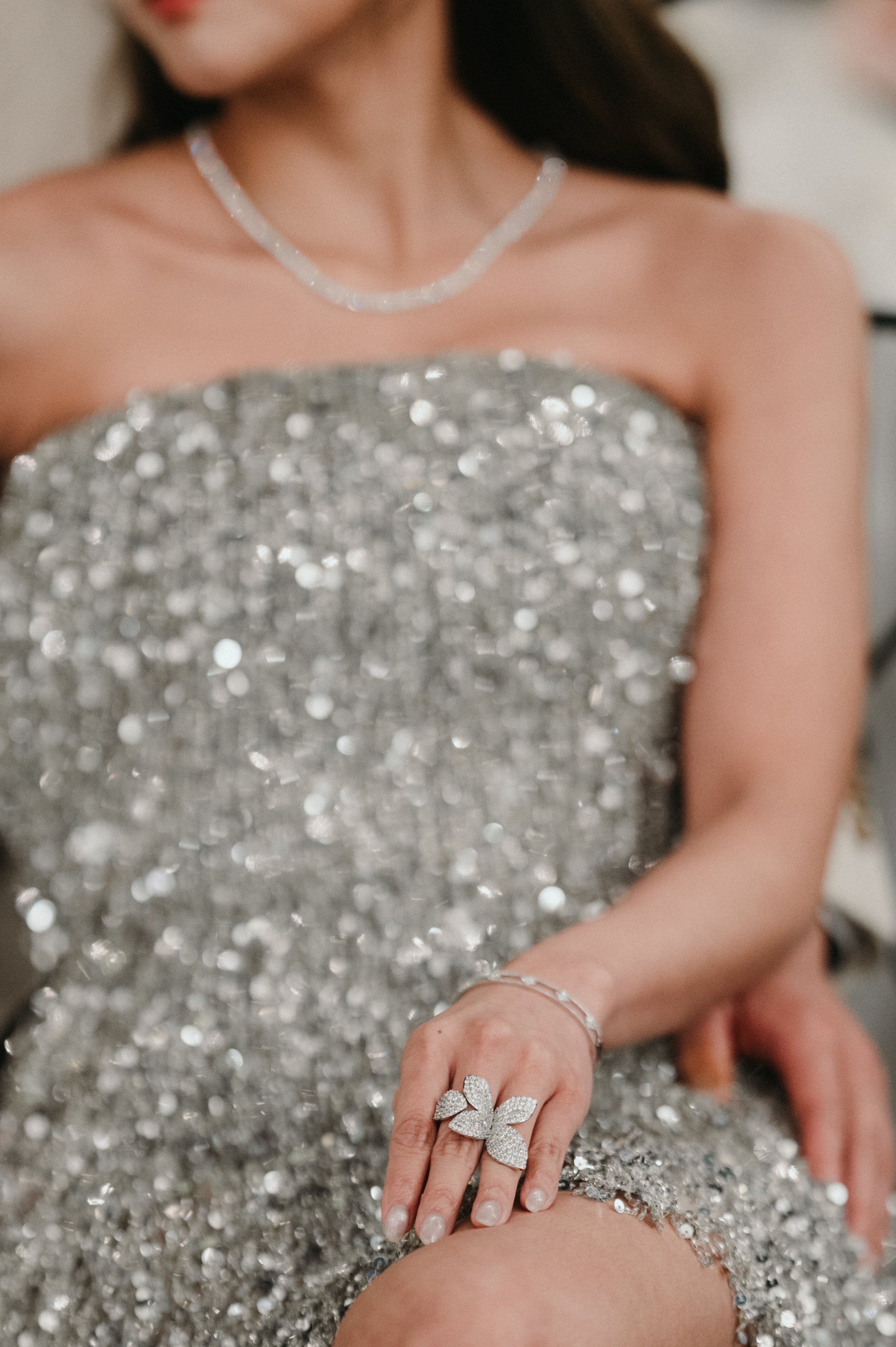Grand Diamond Leaf Ring