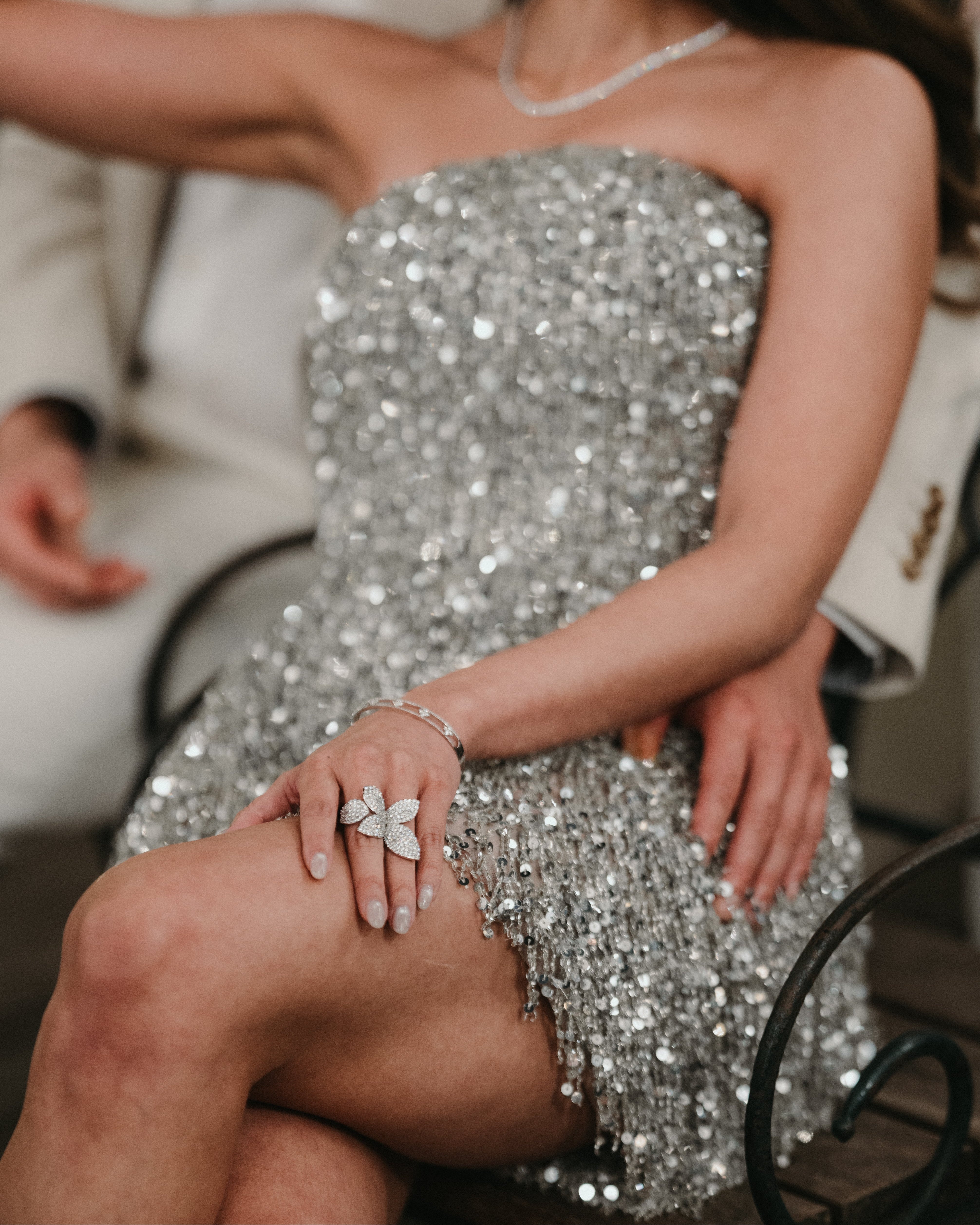 Grand Diamond Leaf Ring