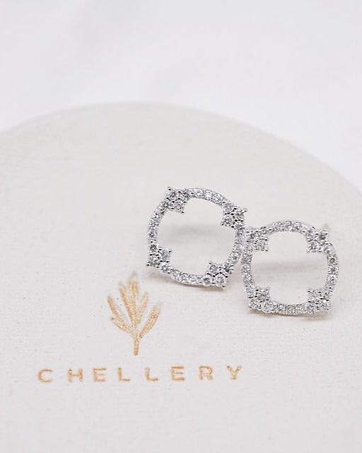 Blossom Wreath Diamond Earrings