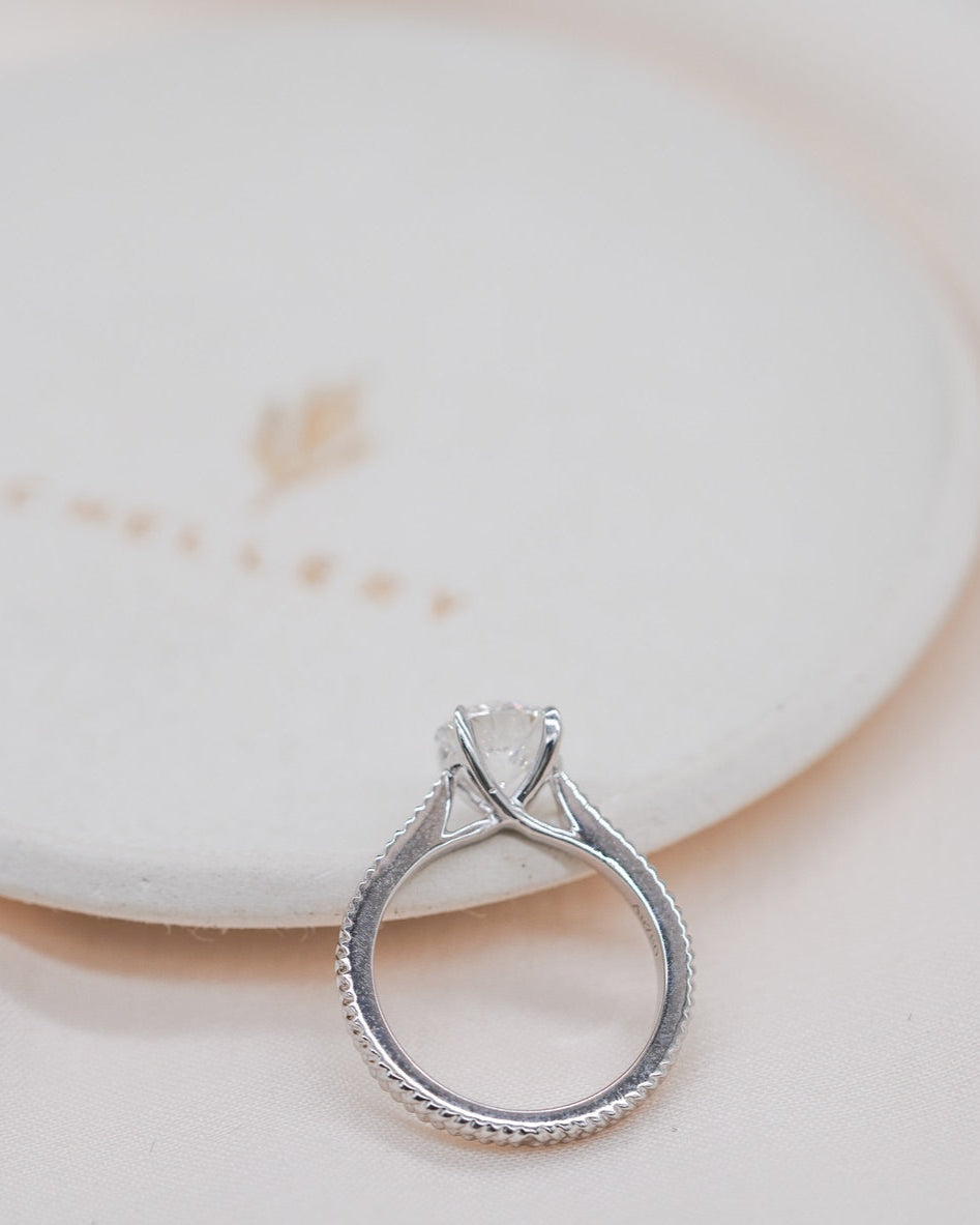 Intricately Woven Engagement Ring