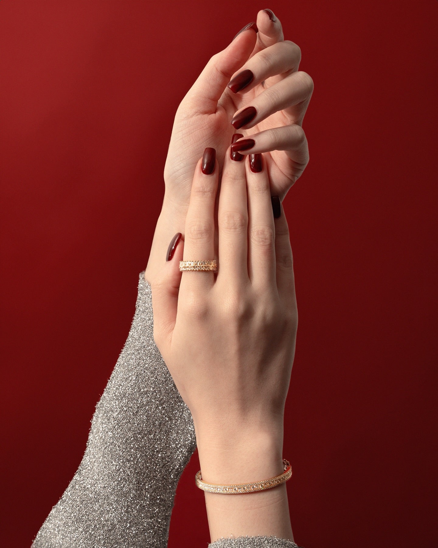 Baguette & Round Diamond Lace Ring