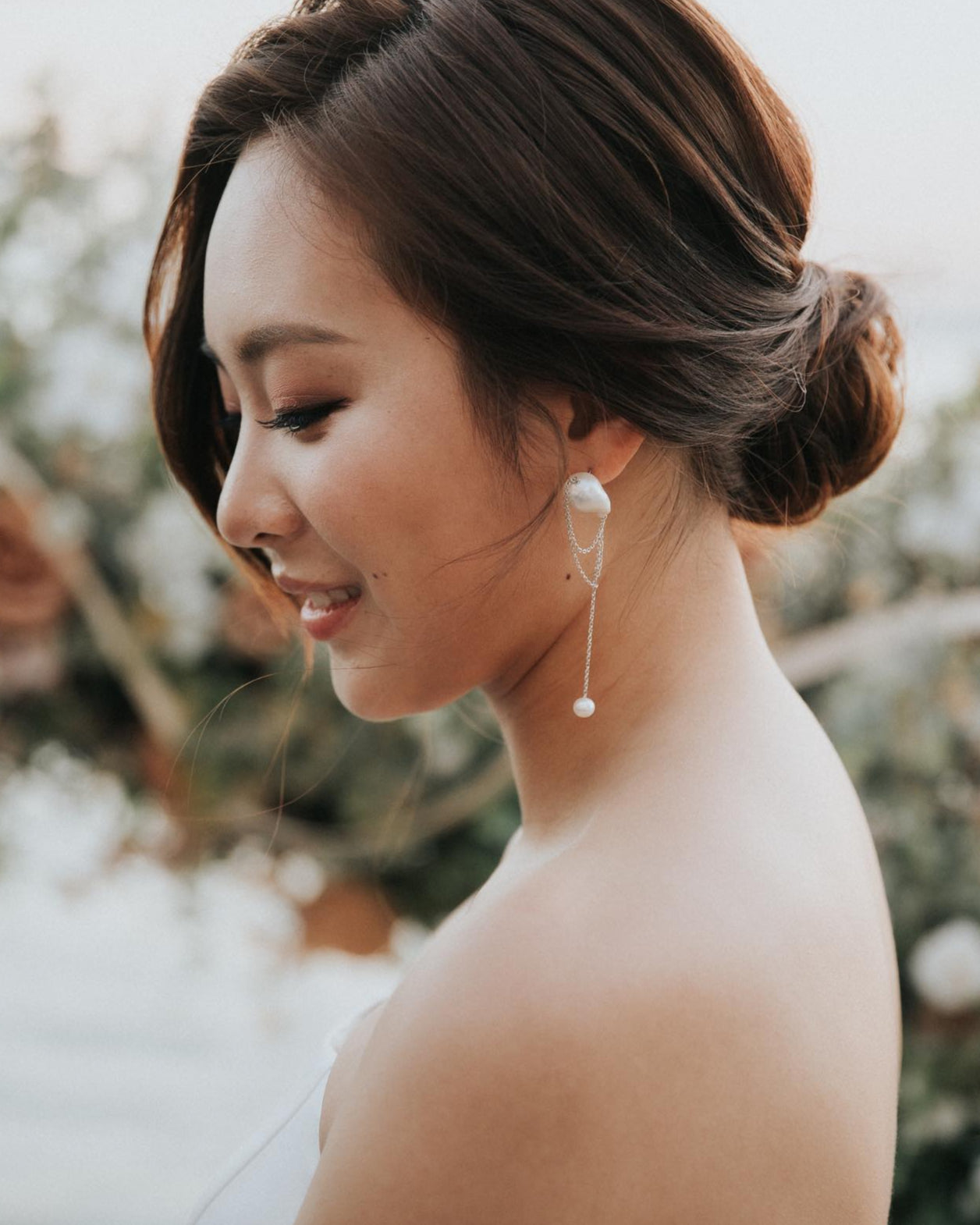 Natural Baroque Pearl Earrings