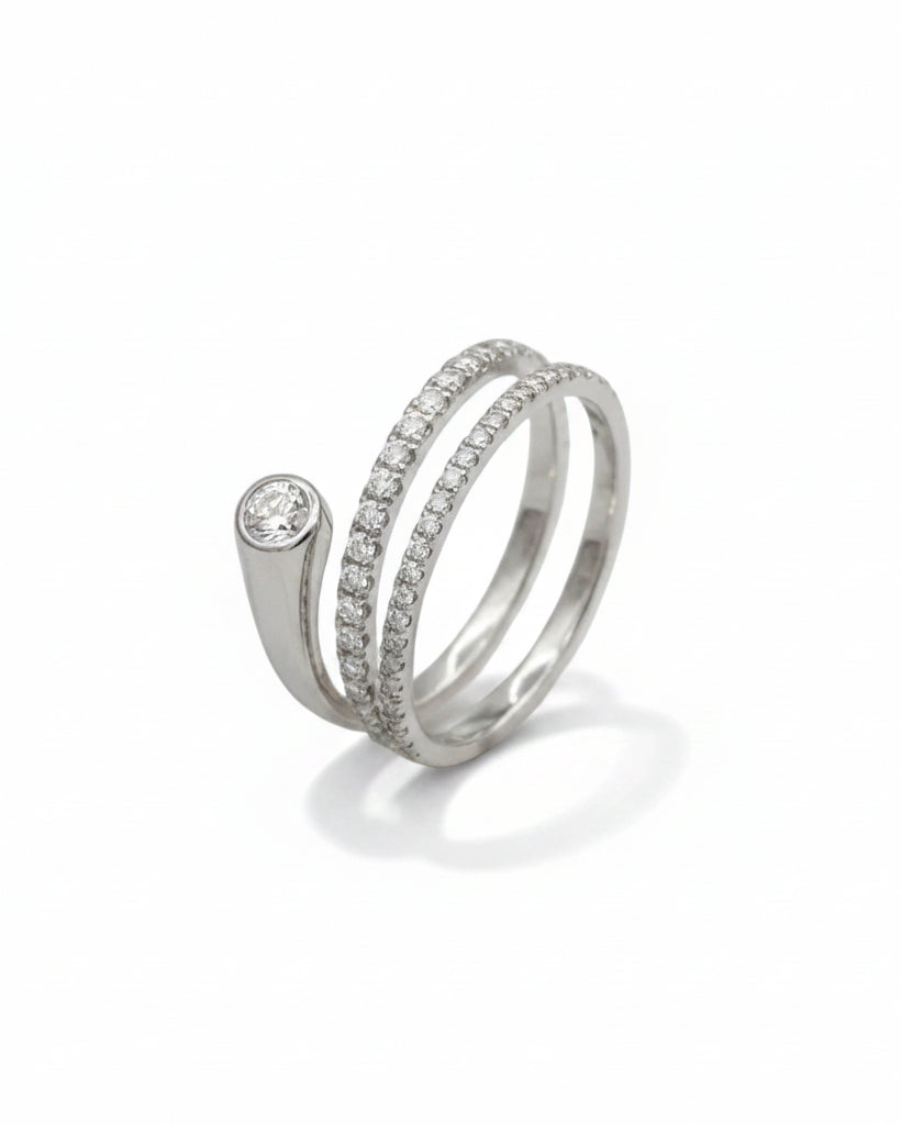 Slingshot Diamond Ring