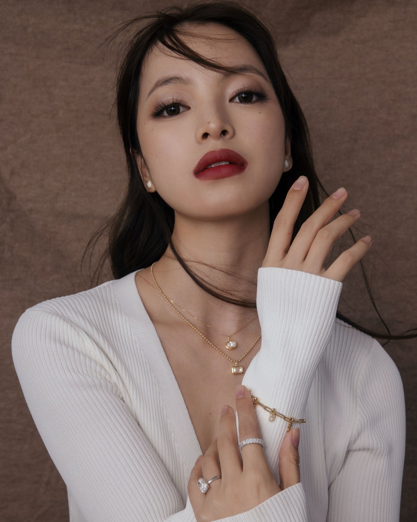 Oval Shaped Diamond Pendant