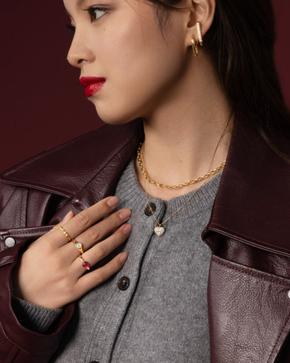 Vintage Style Ruby Ring