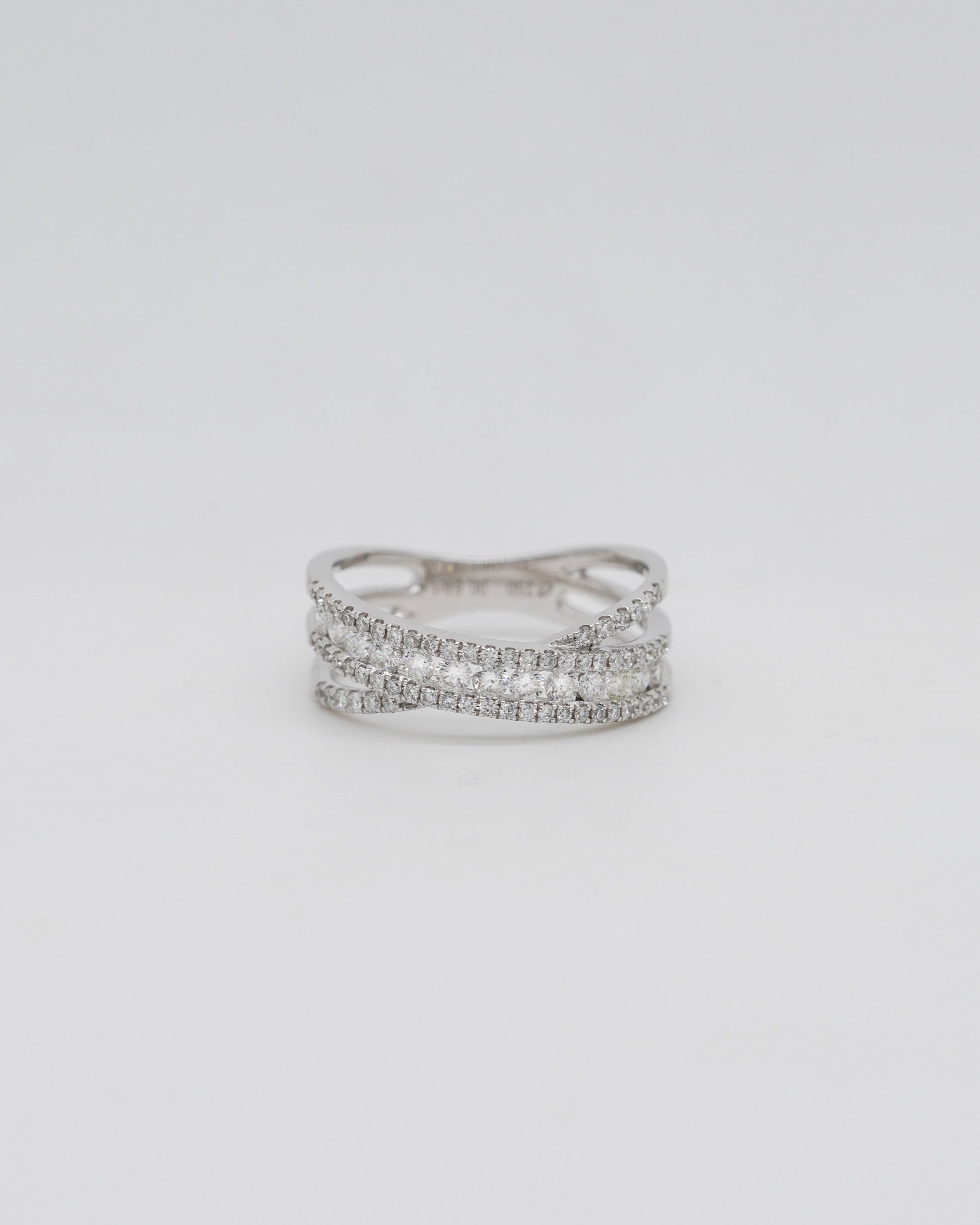 French Lace Cross Rings