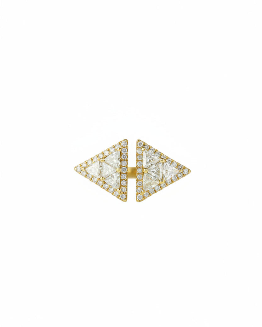 Triangle Diamond Ring