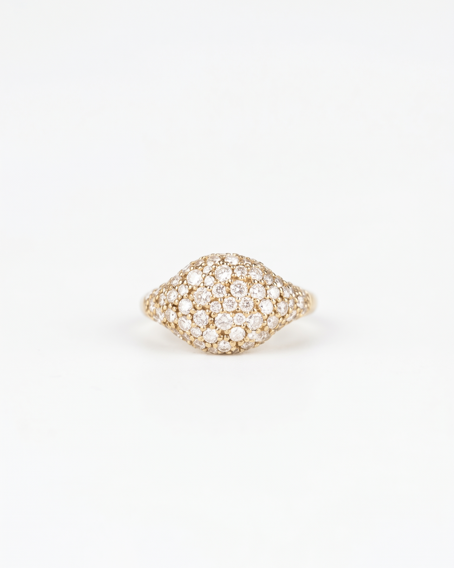 Paved Diamond Ring