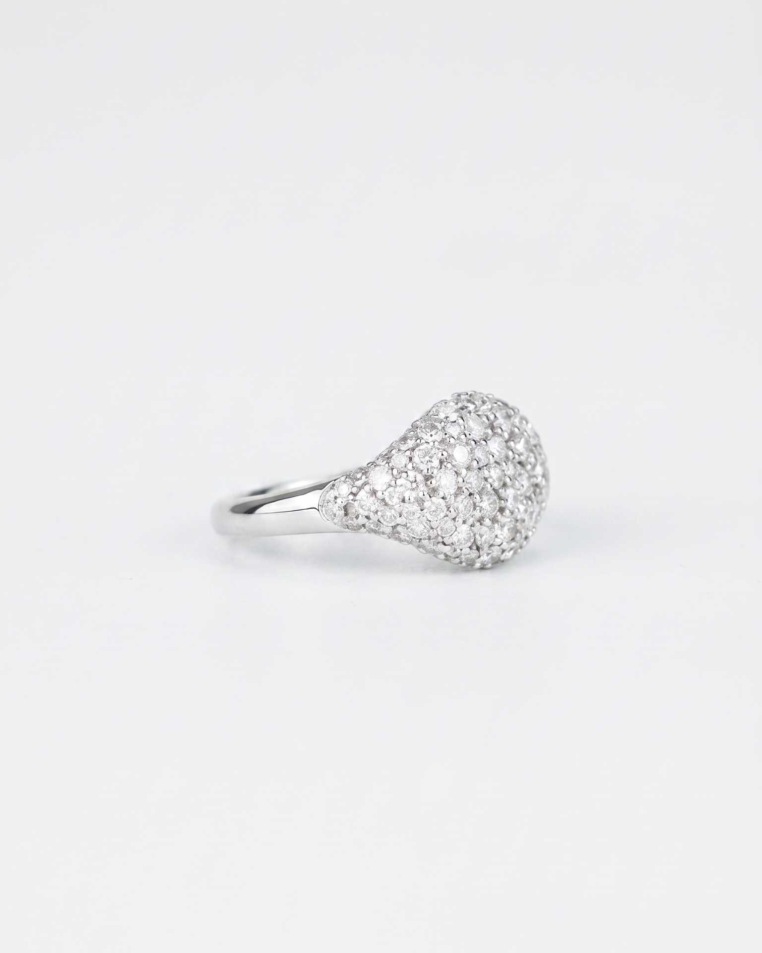 Paved Diamond Ring