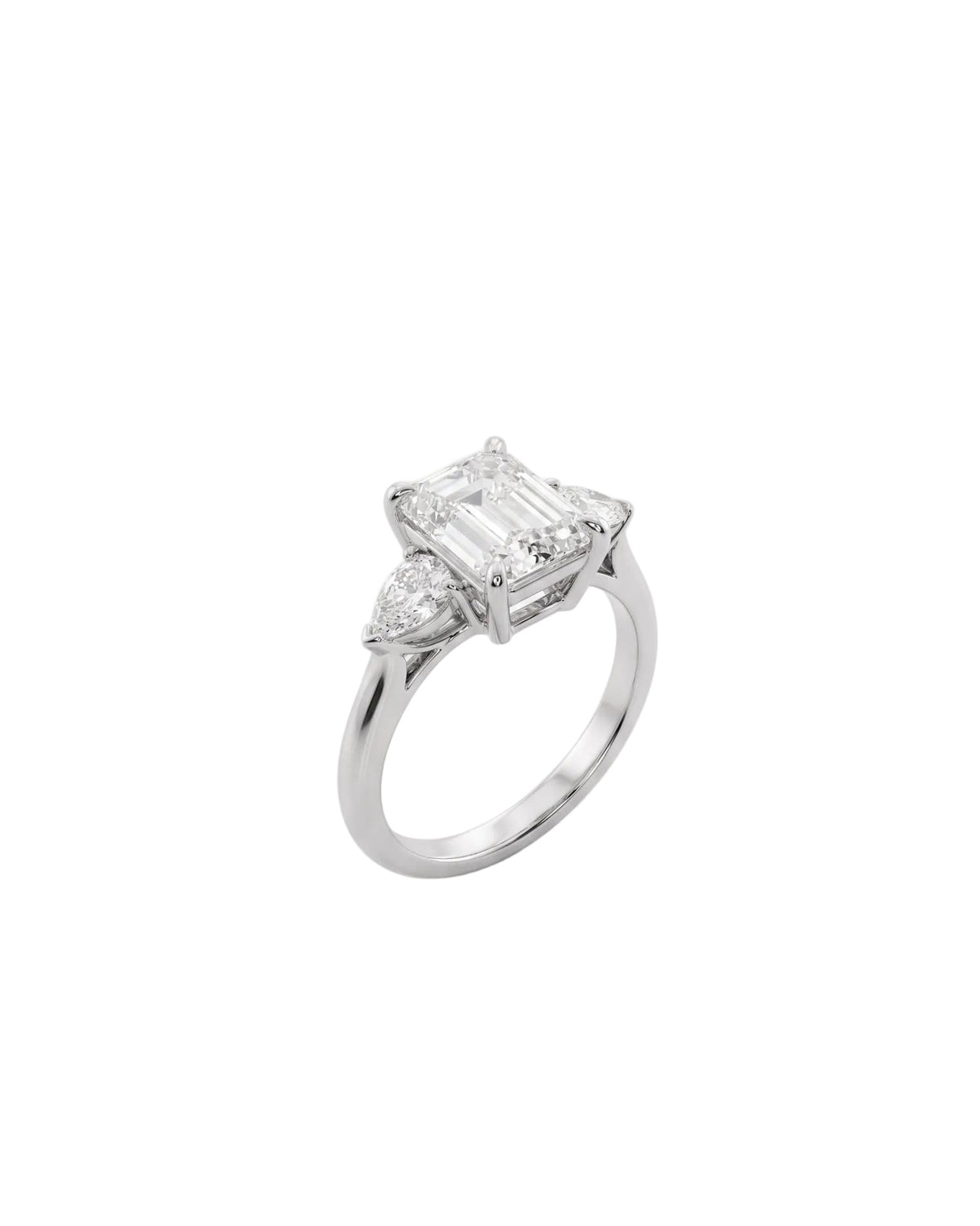 The Luminosa Three-Stone Engagement Diamond Ring