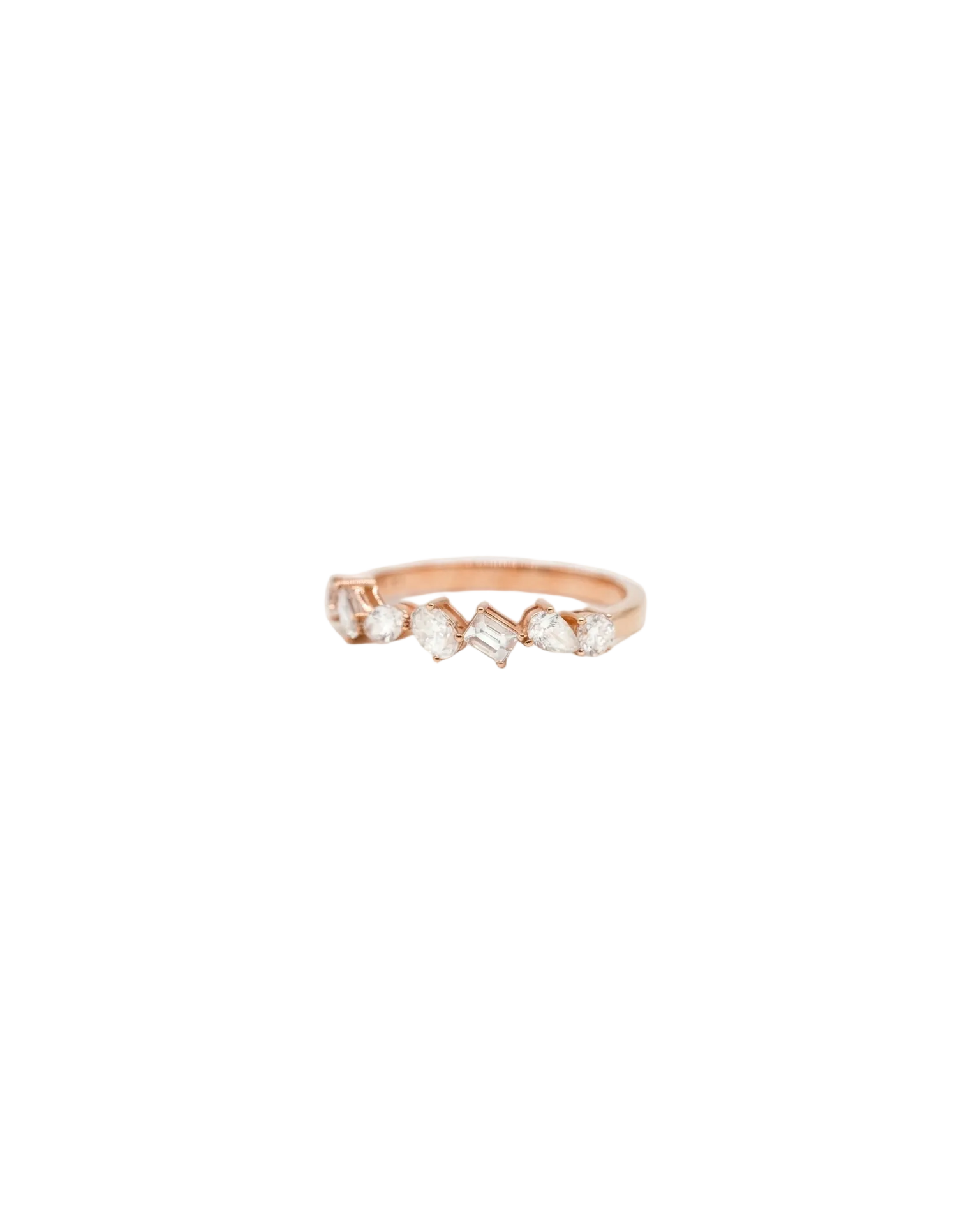 Multi-shaped Diamond Rings