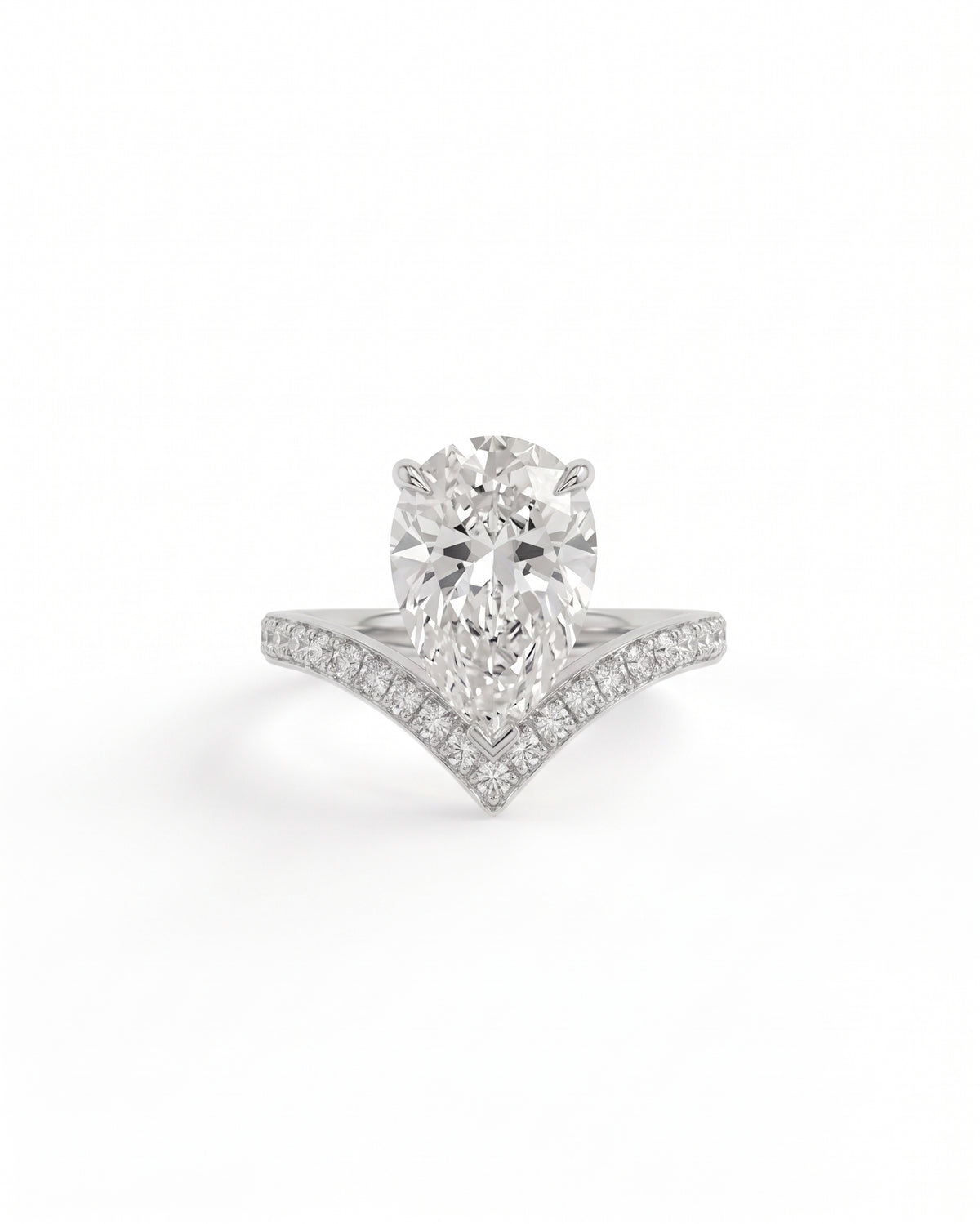 Pear-shaped Diamond Engagement Rings
