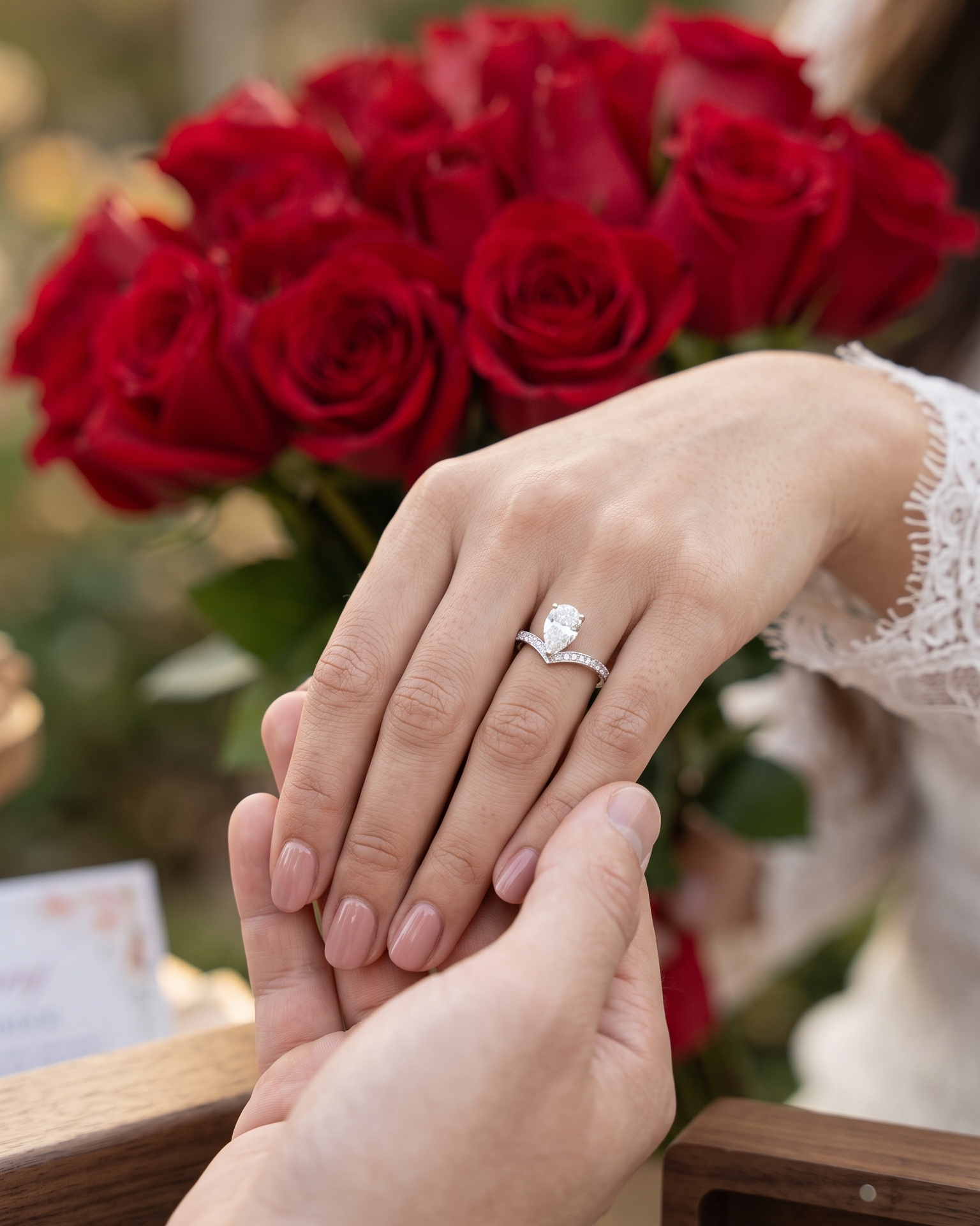 Pear-shaped Diamond Engagement Rings