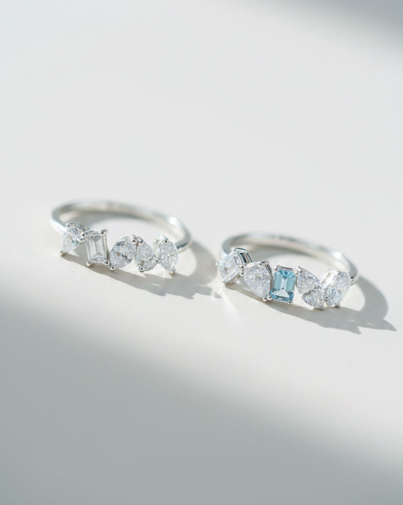 Santa Maria Aquamarine Multi-Shape Ring