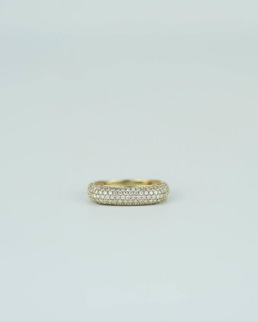 Bold Arch Diamond Ring