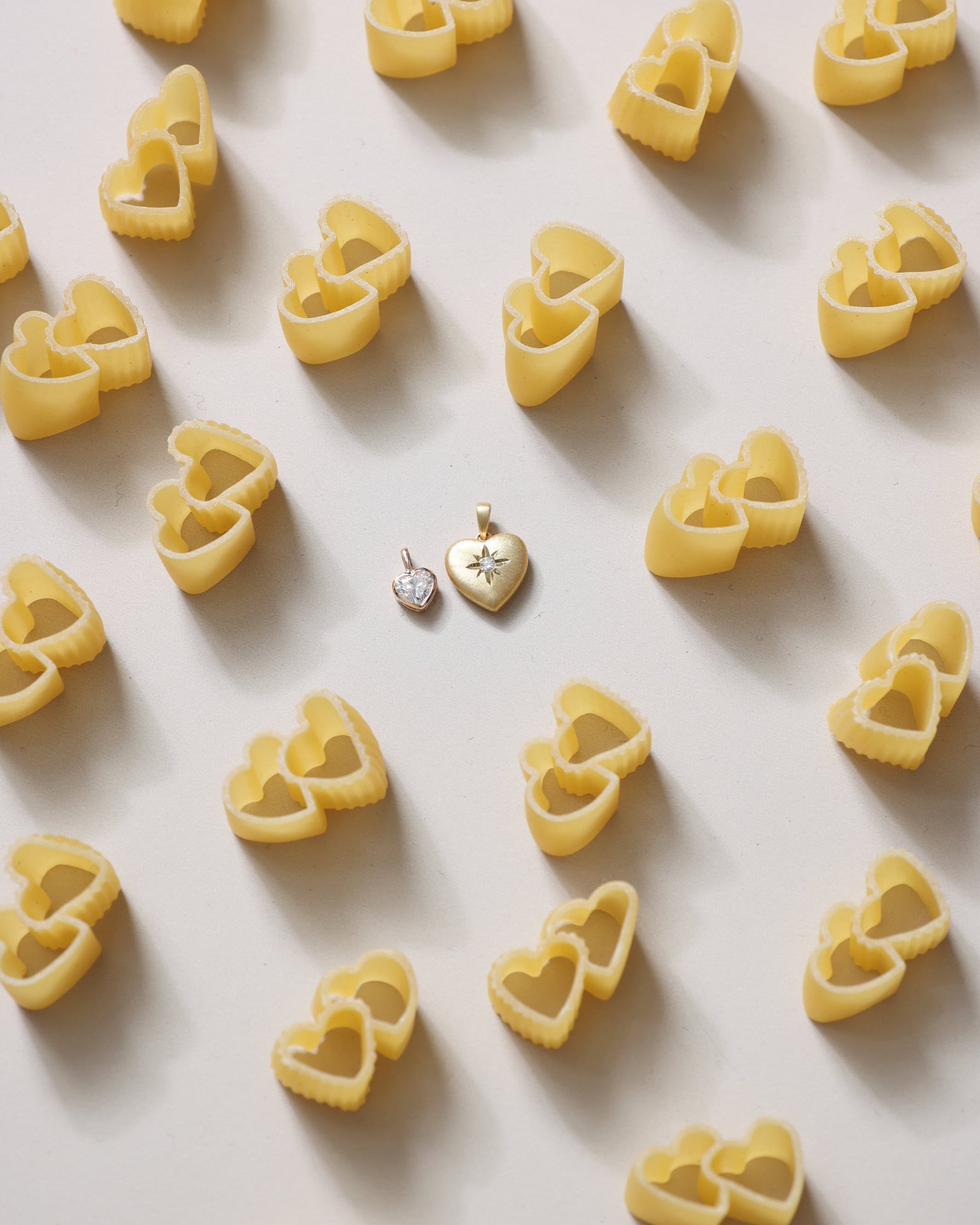 Heart-shaped Diamond Pendant