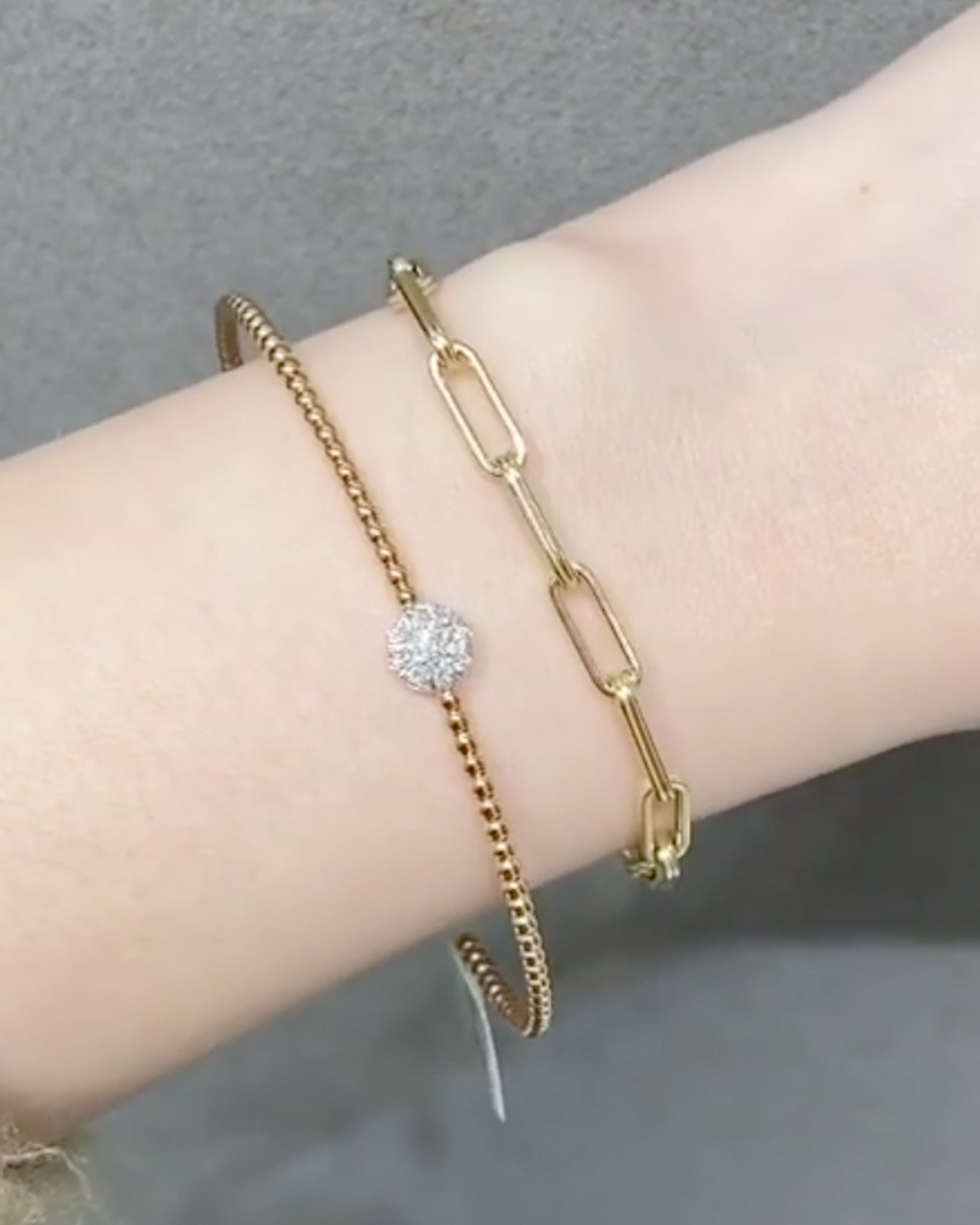 Cuban Chain Solid 18K Gold Bracelet