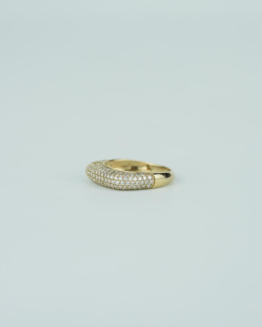 Bold Arch Diamond Ring