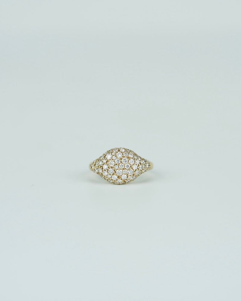 Paved Diamond Ring