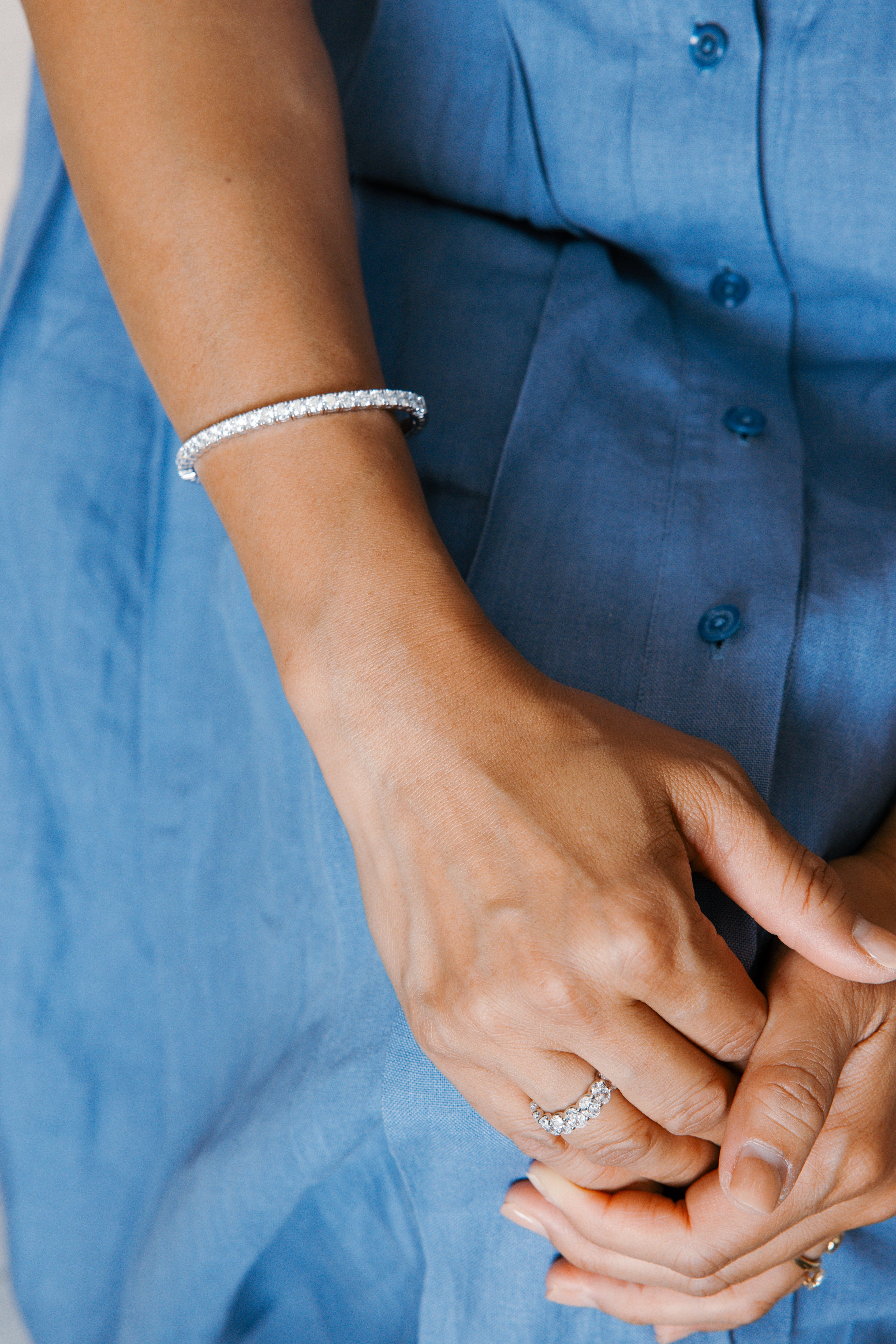 Tennis Diamond Bangle