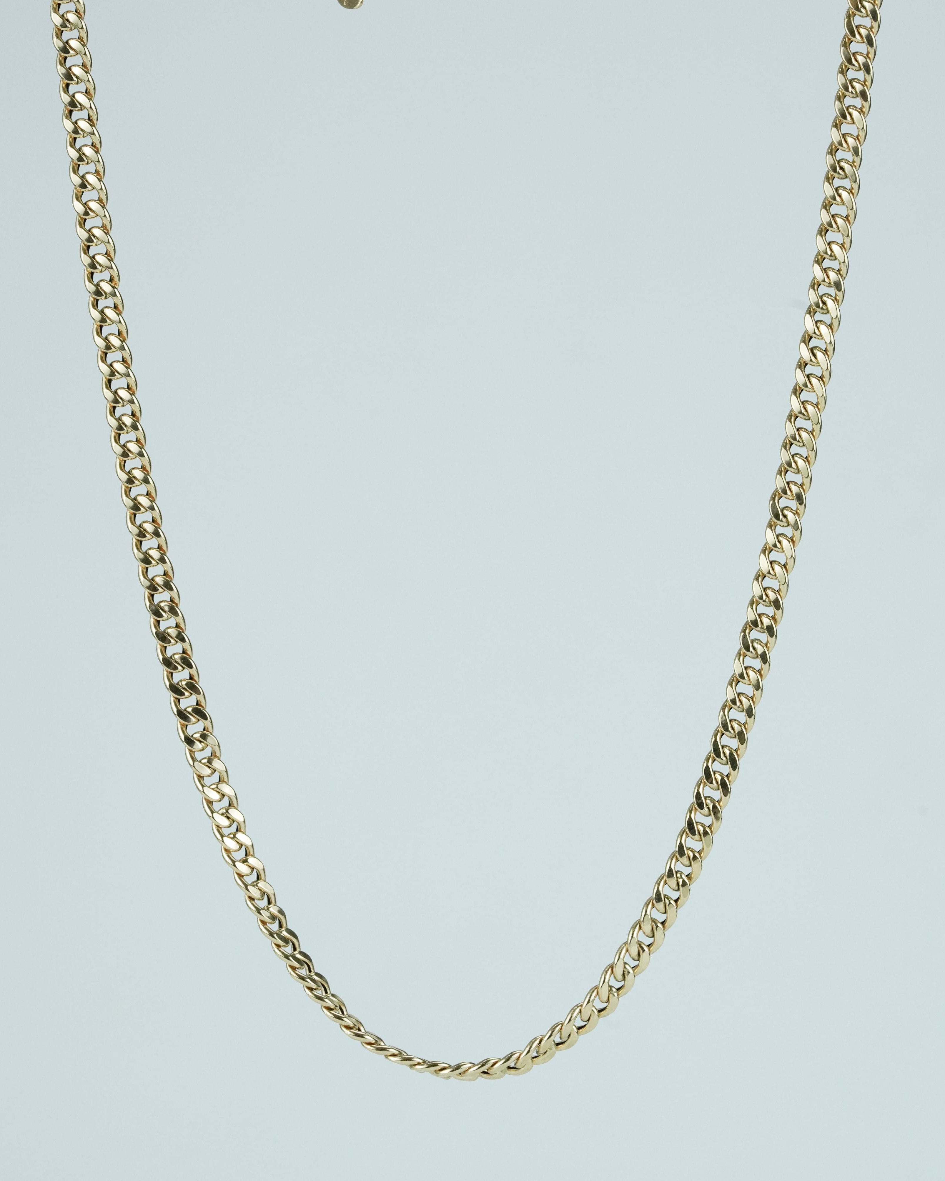 M Chain Link Italian Necklace
