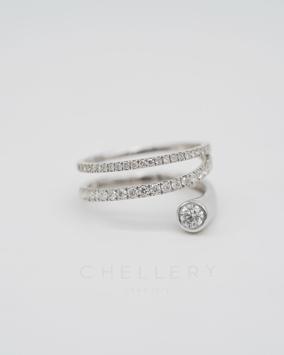 Slingshot Diamond Ring