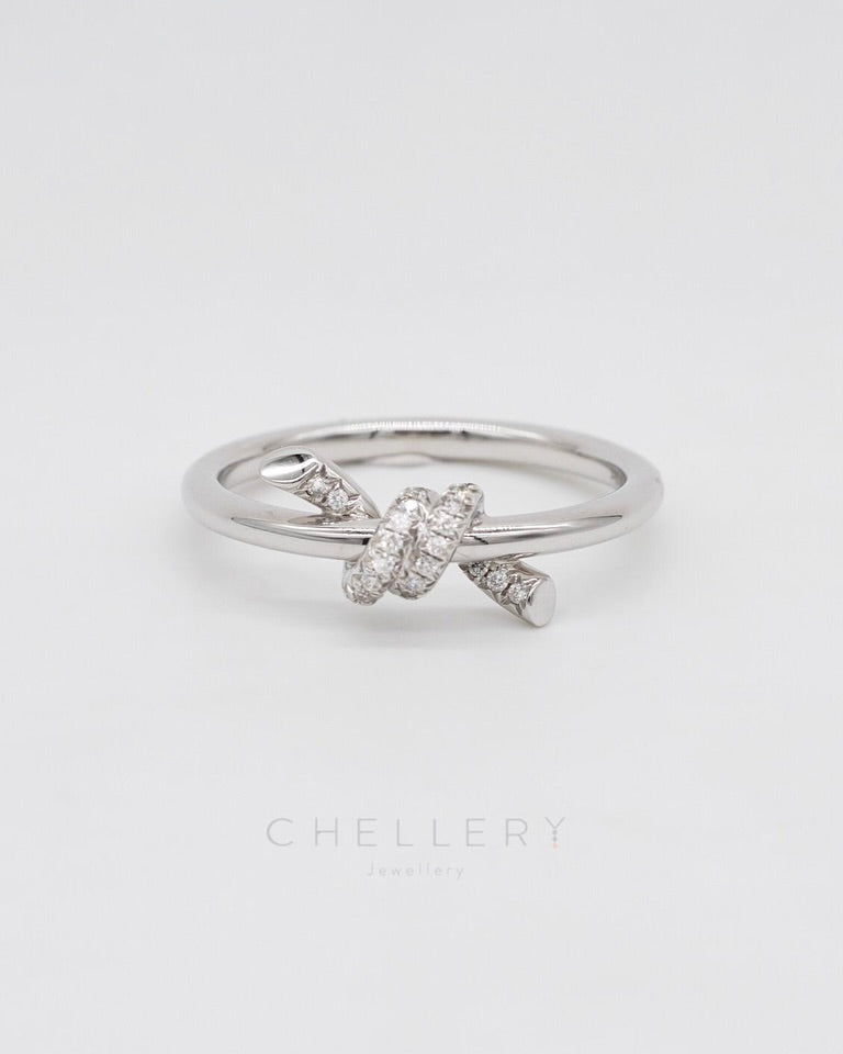 A Symbol of Love Knot Ring