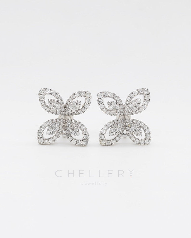 Two-Way Butterfly Earrings