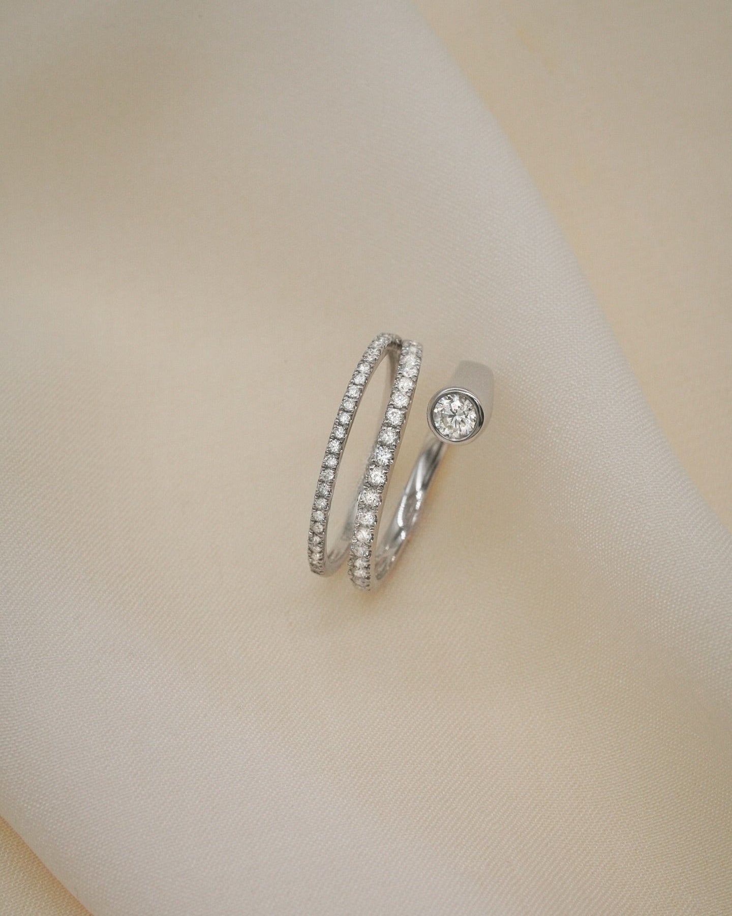 Slingshot Diamond Ring