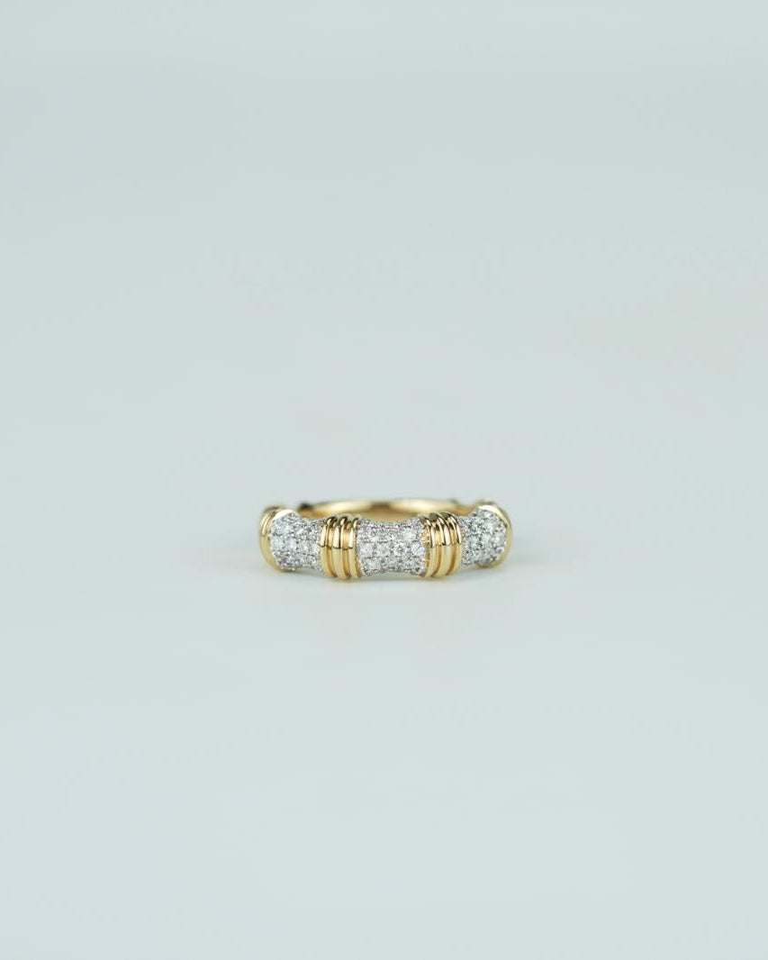 Vintage Knot Diamond Ring