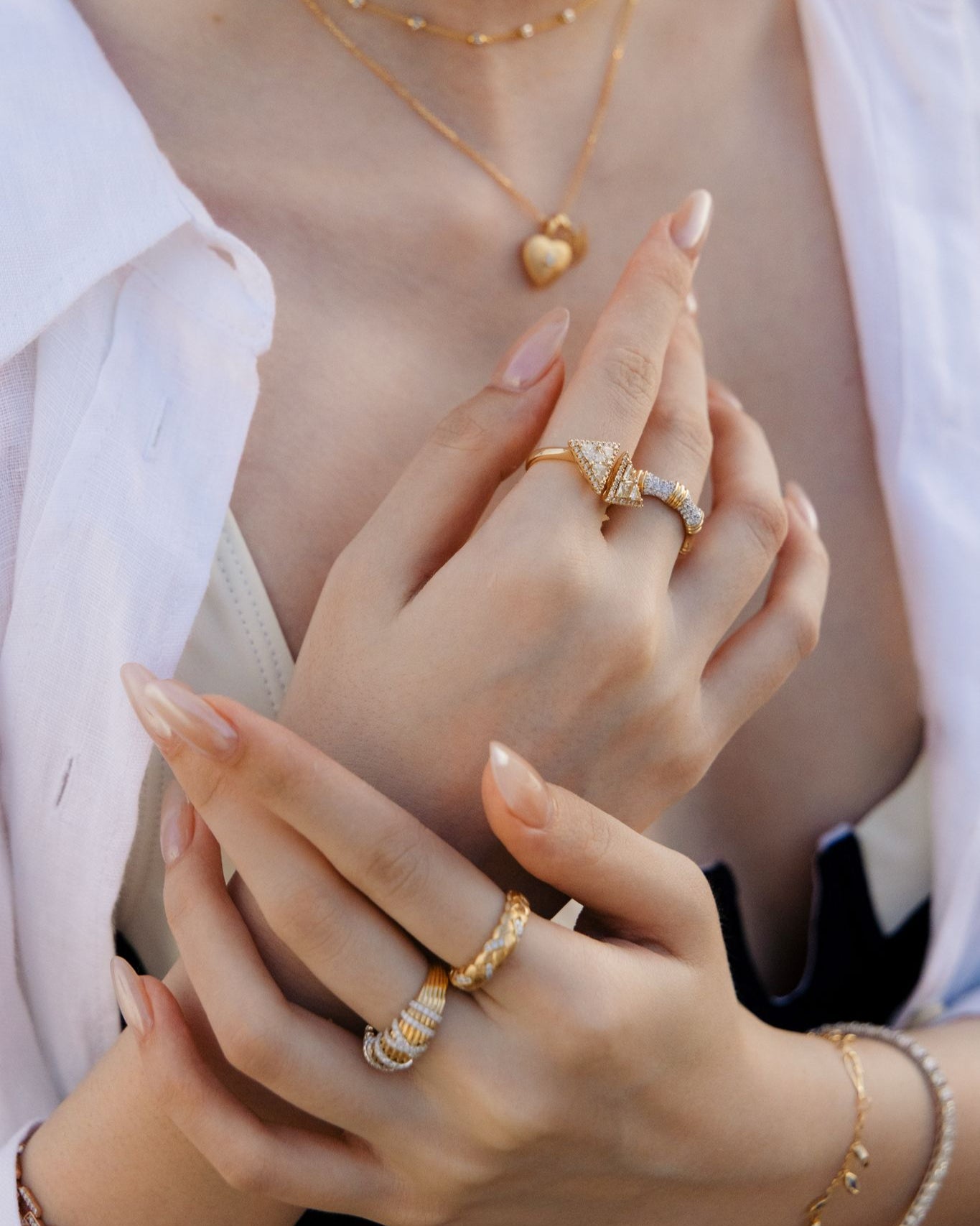 Vintage Knot Diamond Ring