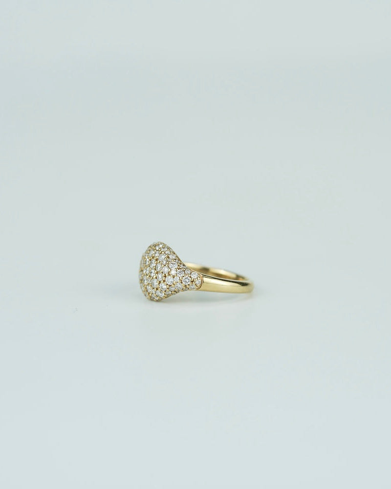 Paved Diamond Ring