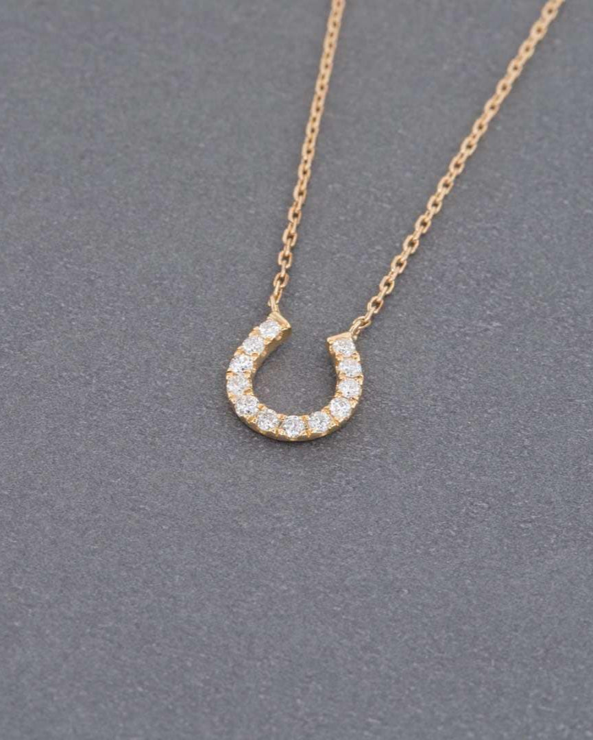 U-shape Diamond Necklace