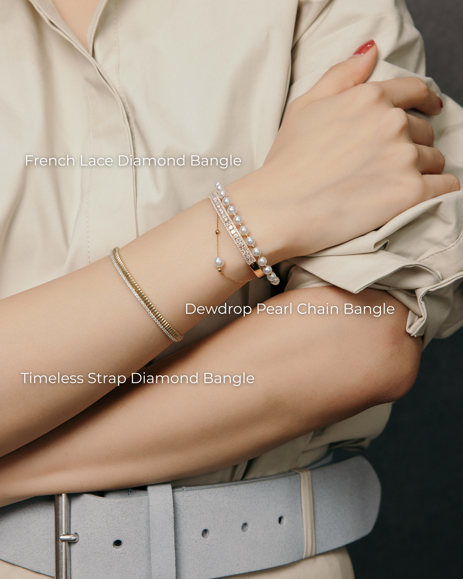 Timeless Strap Diamond Bangle