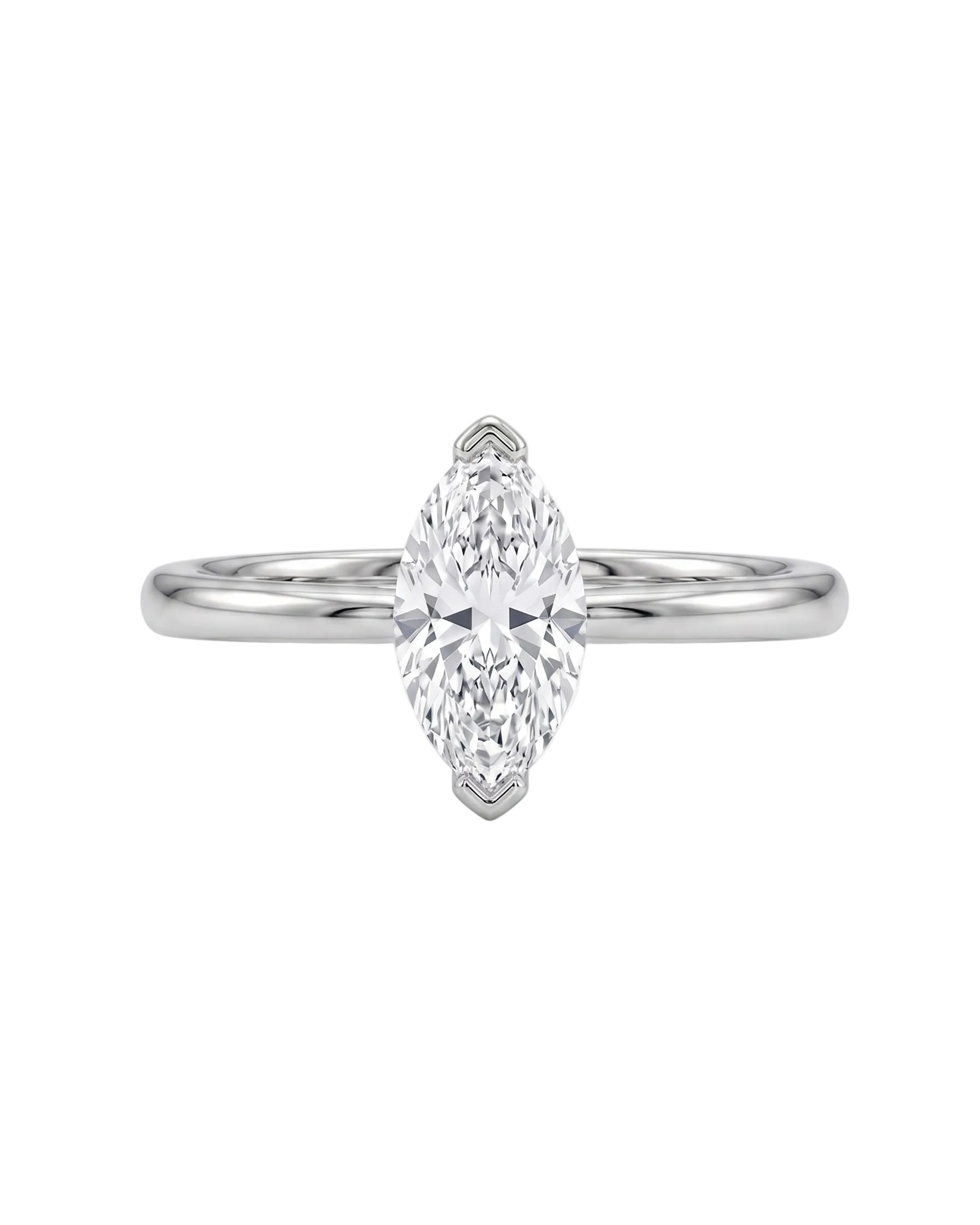 Solitaire Marquise Diamond Ring