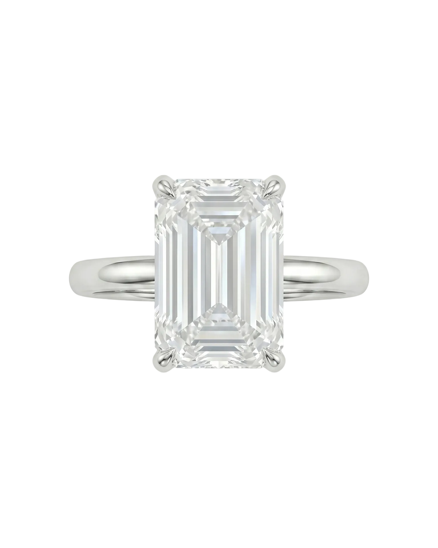 Emerald-cut Engagement Diamond Ring