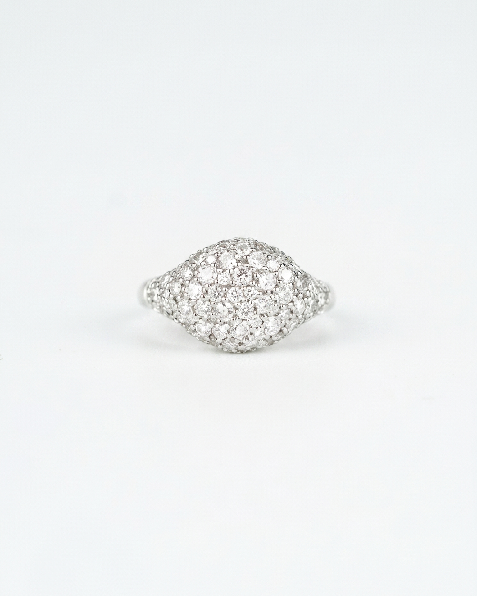 Paved Diamond Ring