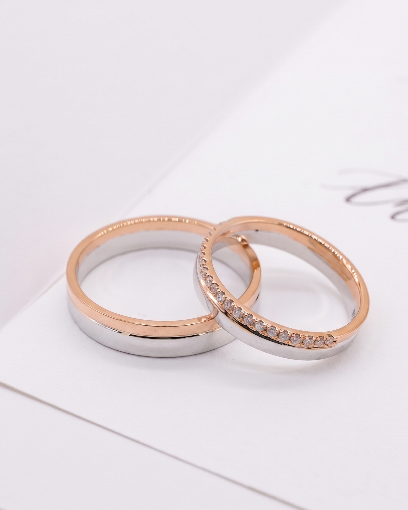 The Dual Colour Wedding Bands