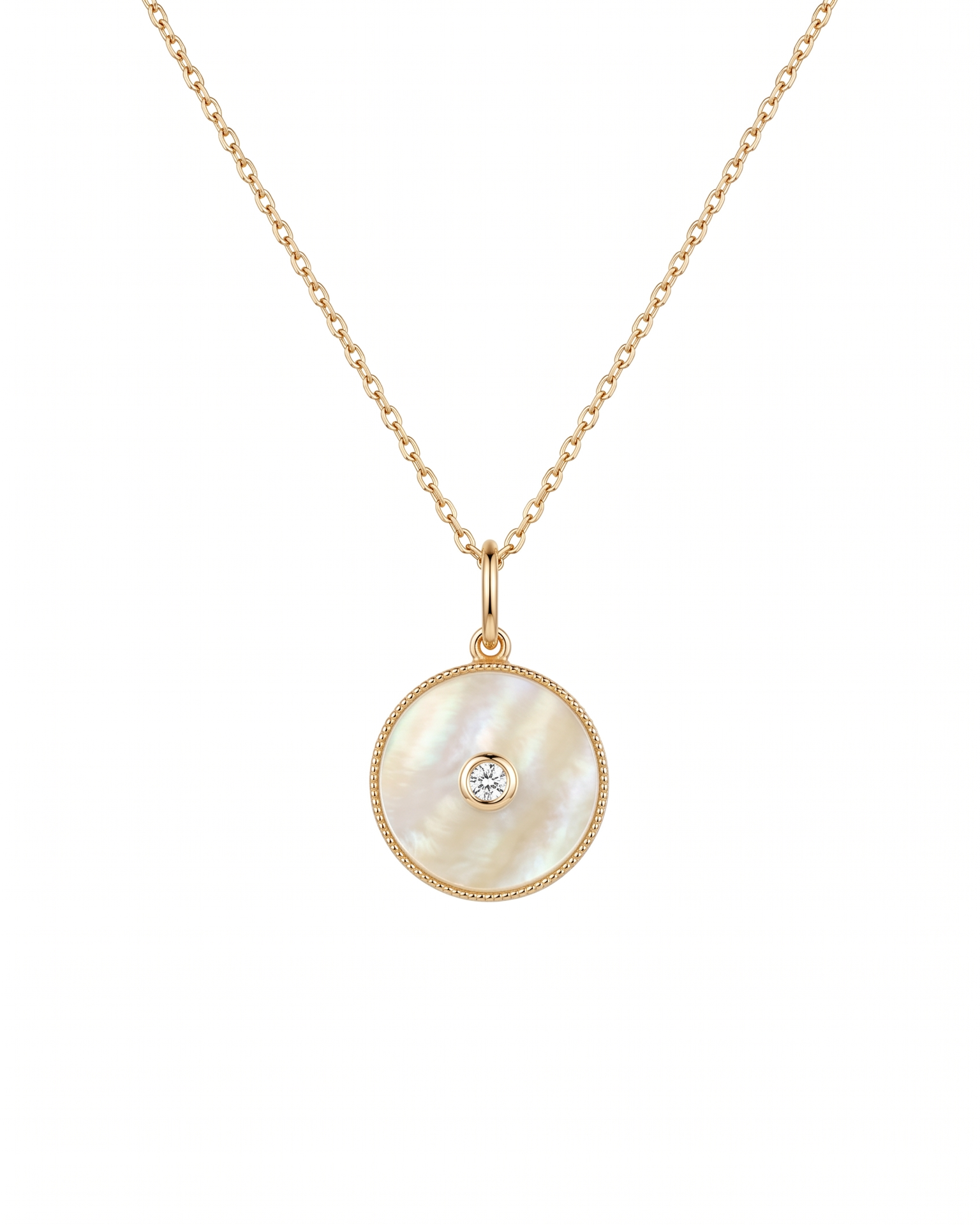 Brush-style Diamond Alphabet Charm with Diamond Halo