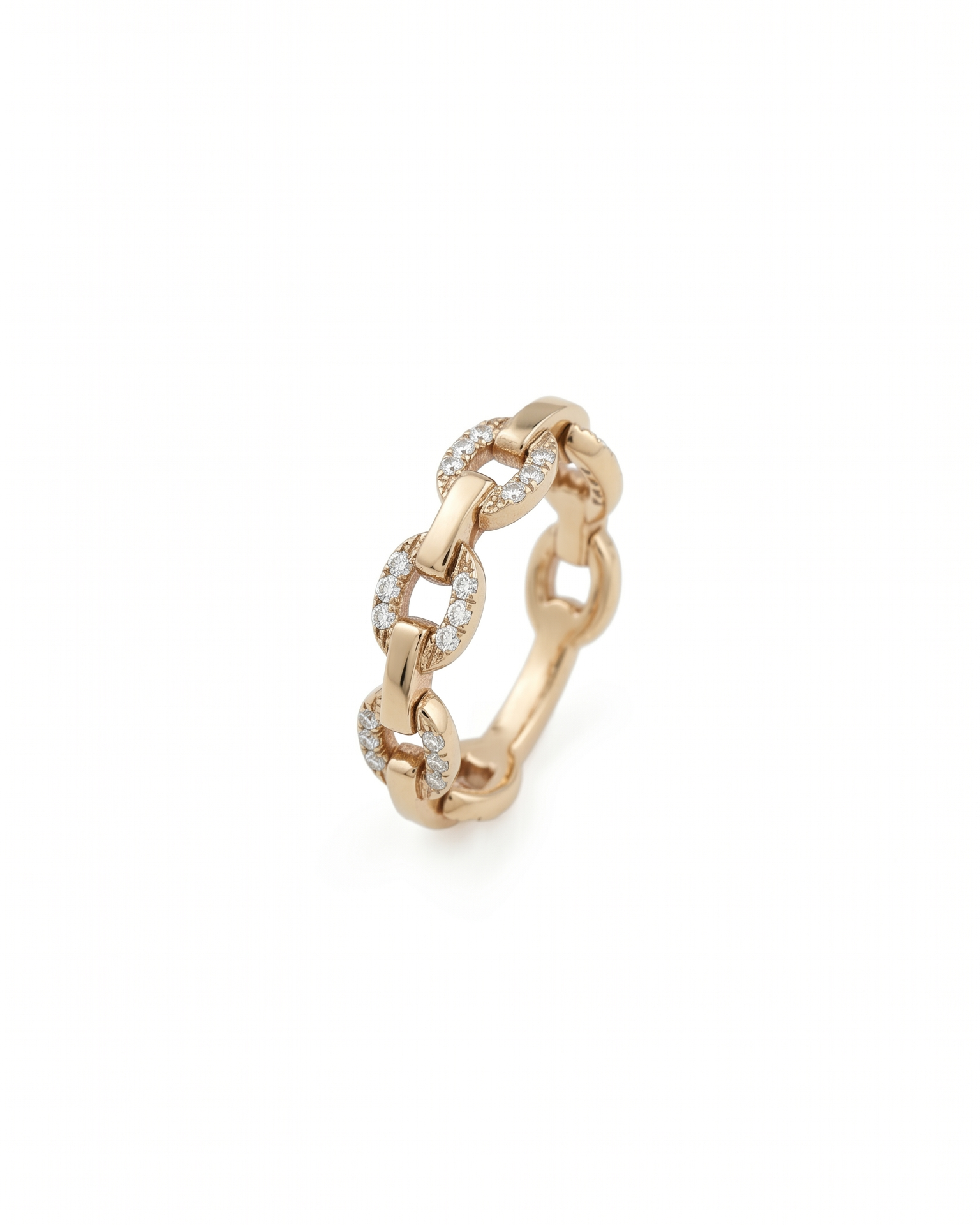 Diamond Cross Ring with Soft Chain