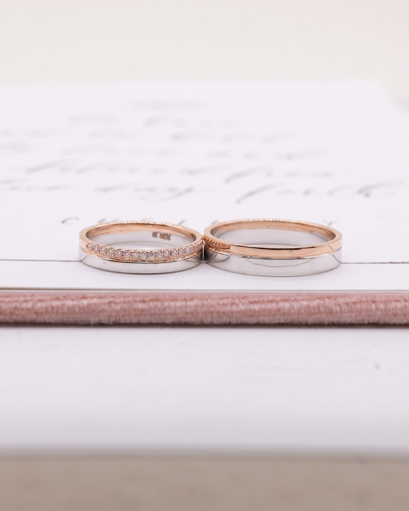 The Dual Colour Wedding Bands