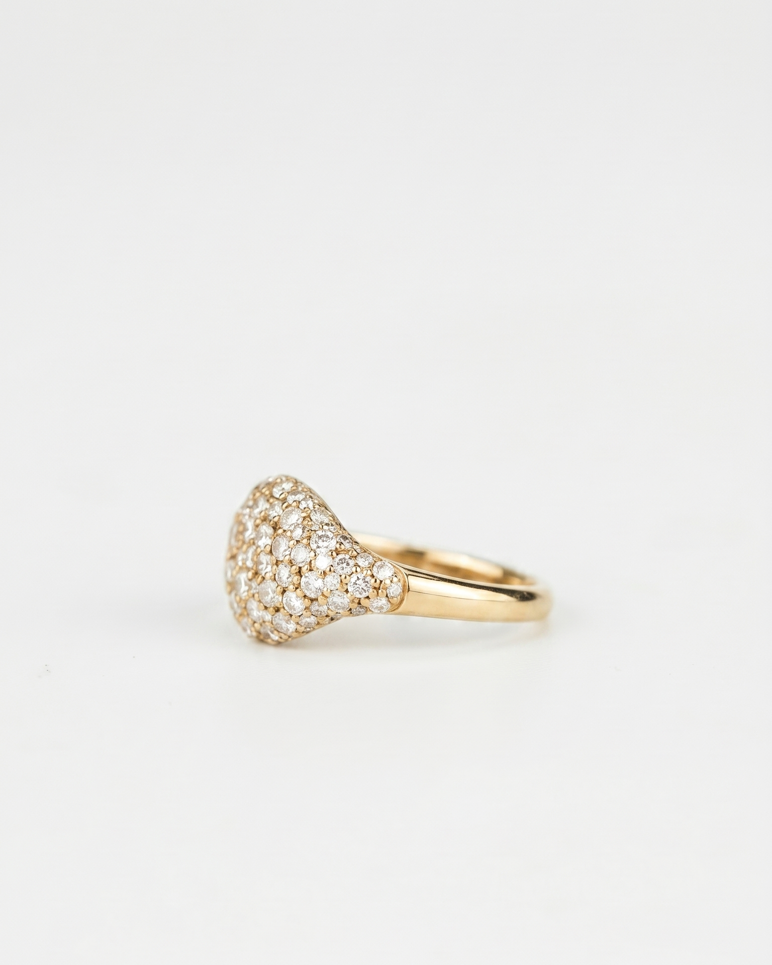Paved Diamond Ring