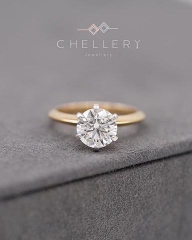 6 Prongs Classic Engagement Rings