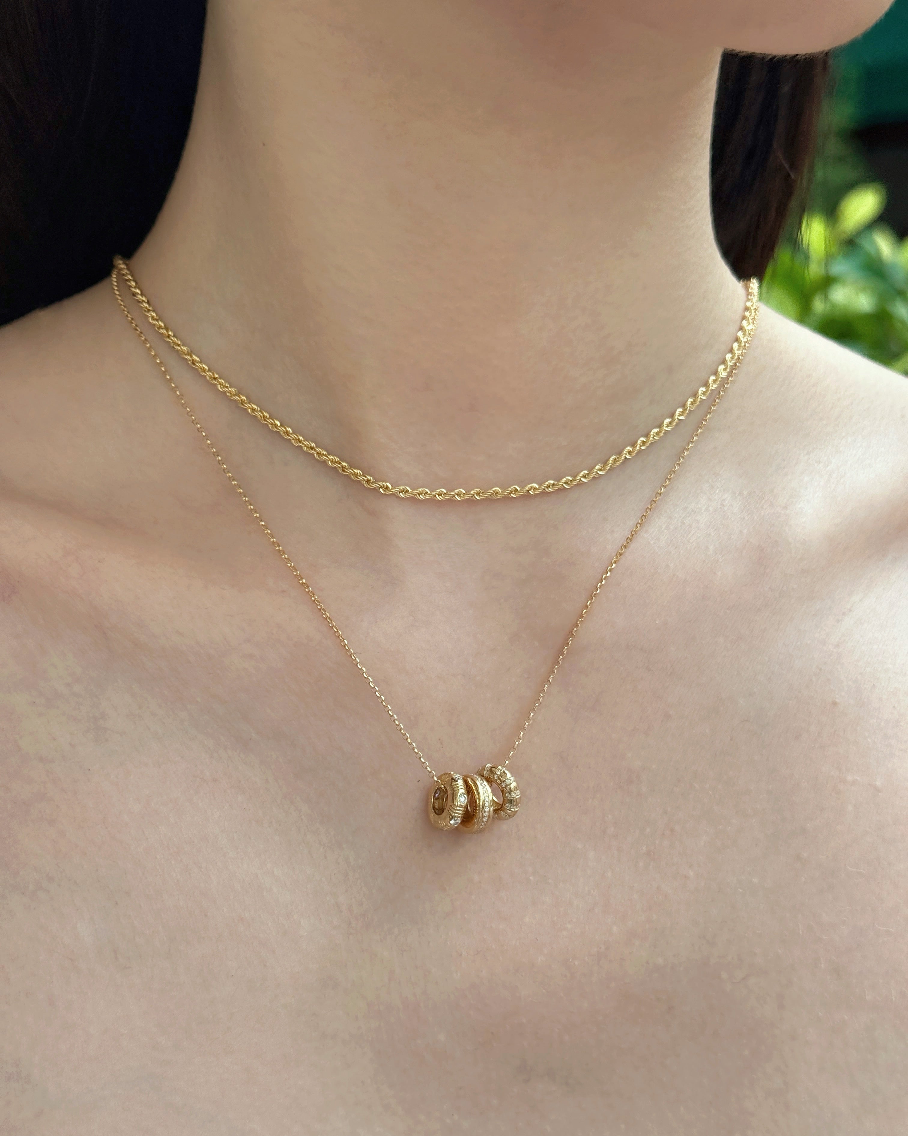 Donut Charm Necklace
