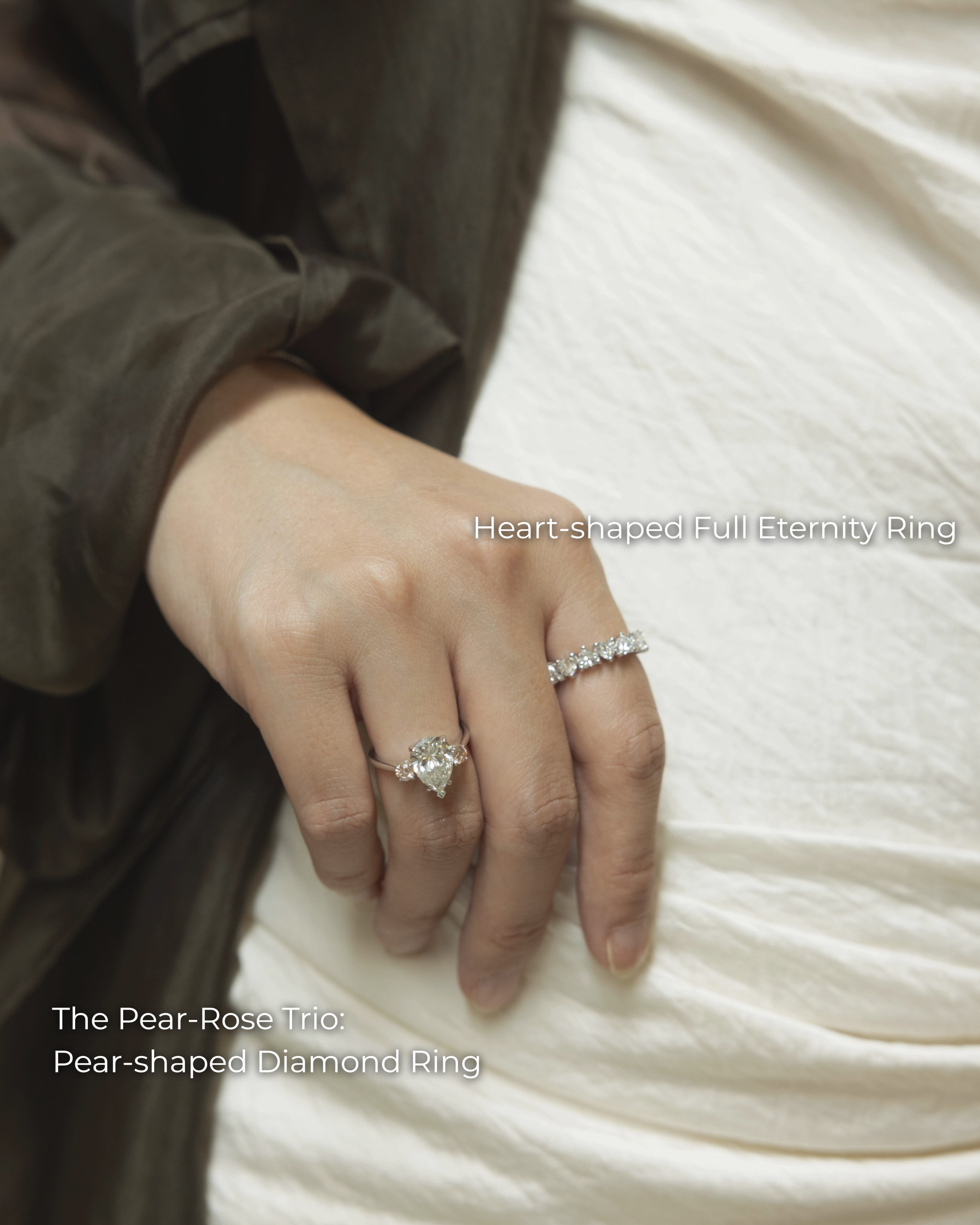 Heart-shaped Full Eternity Ring
