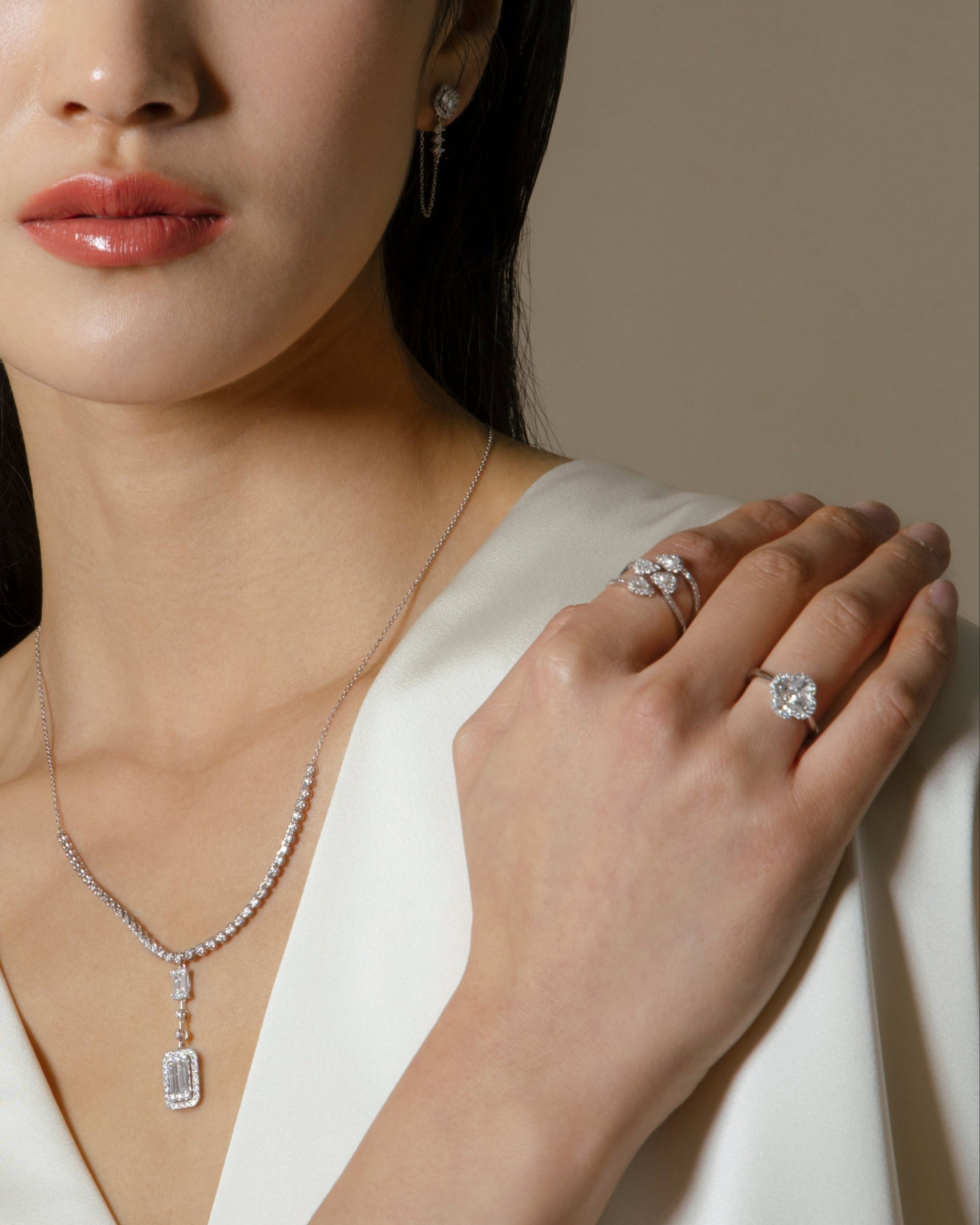 Clover Diamond Ring