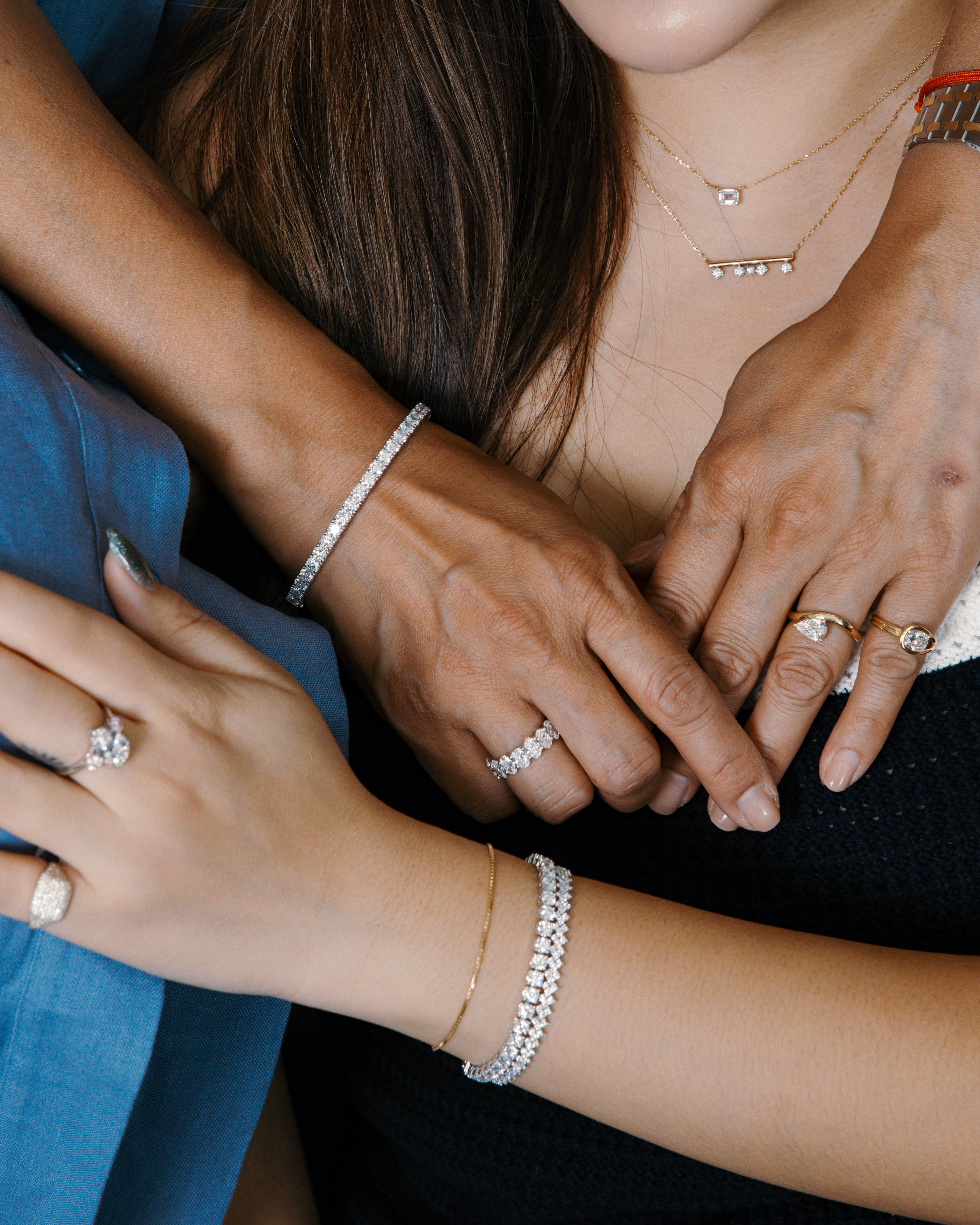 Oval-Shaped Diamond Eternity Ring